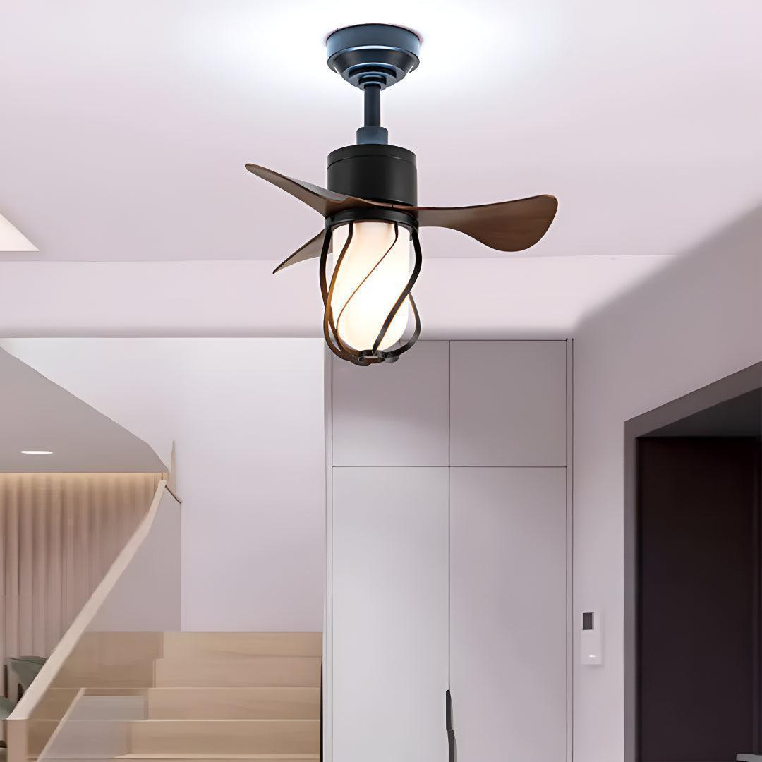 Vintage Ceiling Fan Light And Remote Control