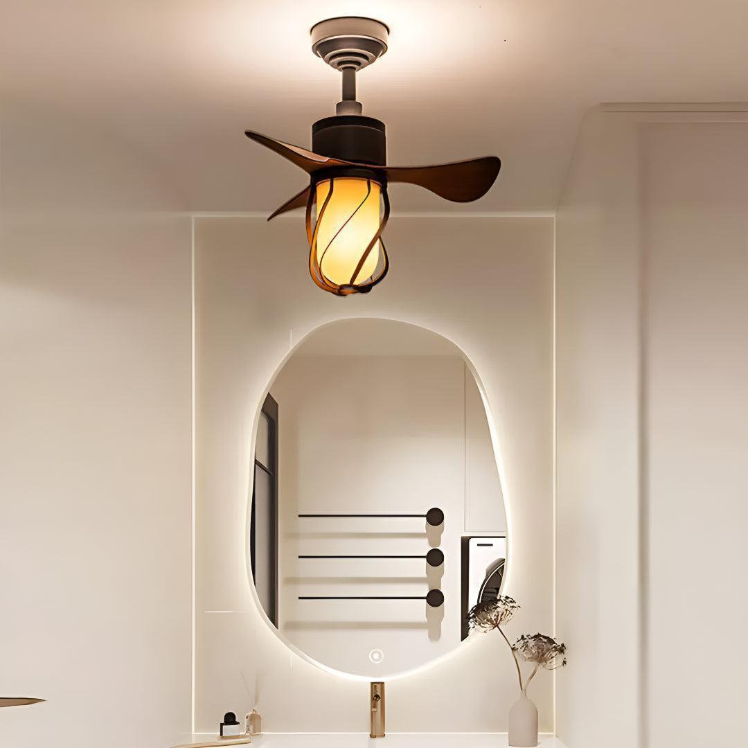 Vintage Ceiling Fan Light And Remote Control
