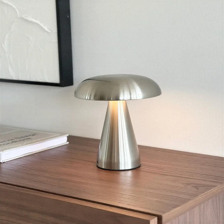 Vintage Mushroom Styled Table Lamp With Warm Illumination