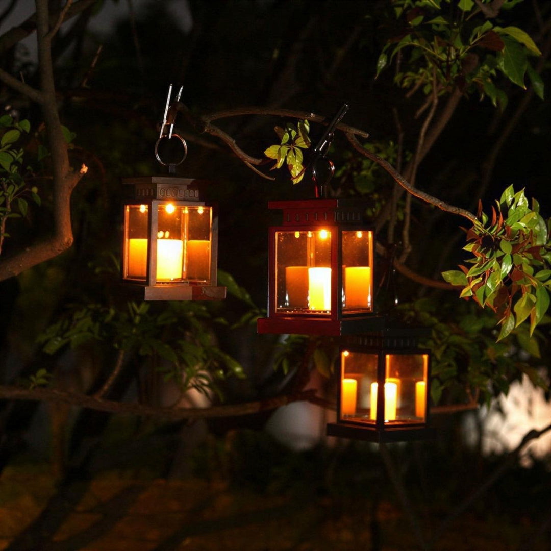 Vintage Outdoor Solar Powered Lanterns