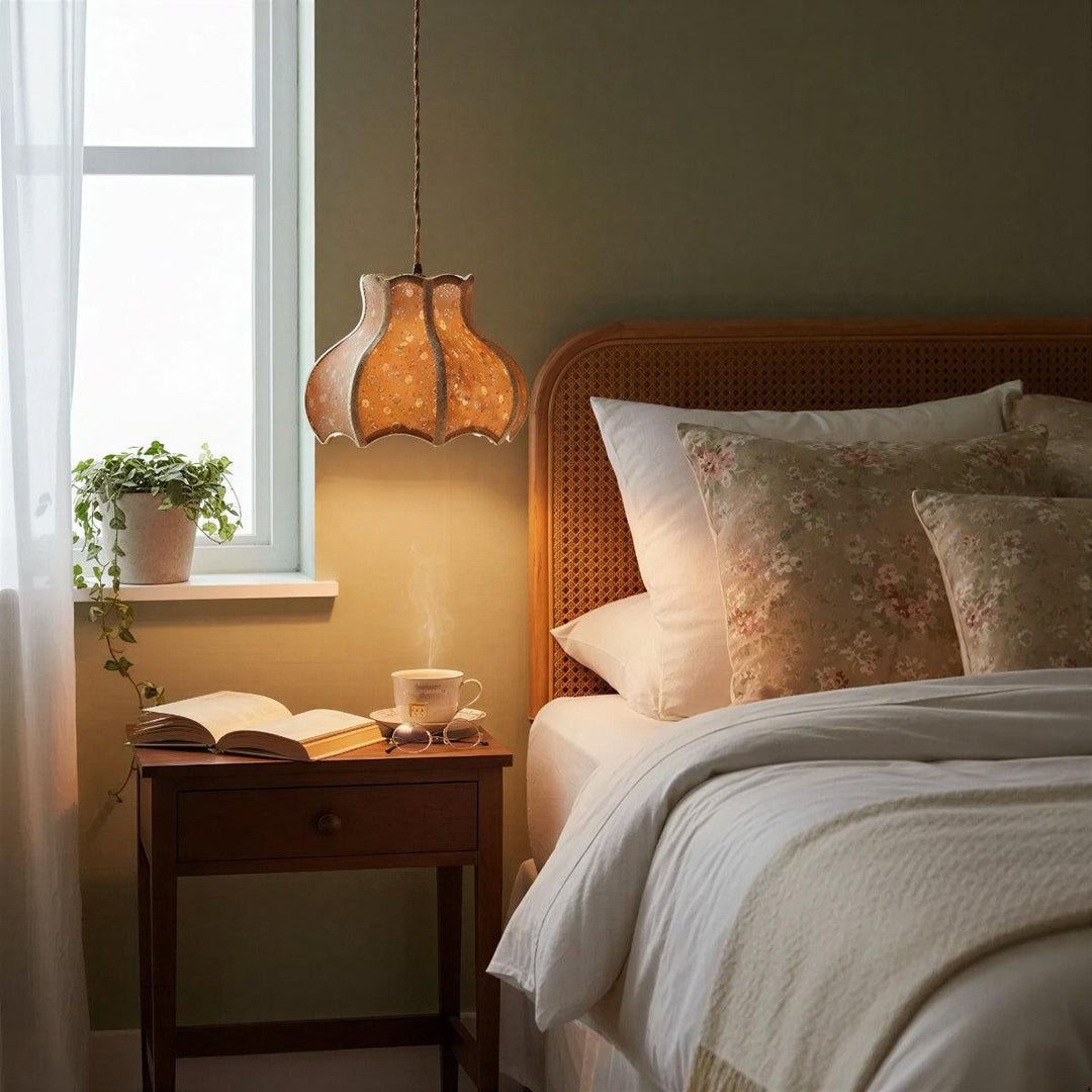 Vintage Pendant Light With Patterned Design For Interior Lighting