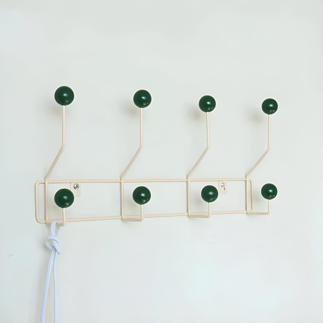 Vintage Styled Wall Mounted Coat Rack For Coats And Hats