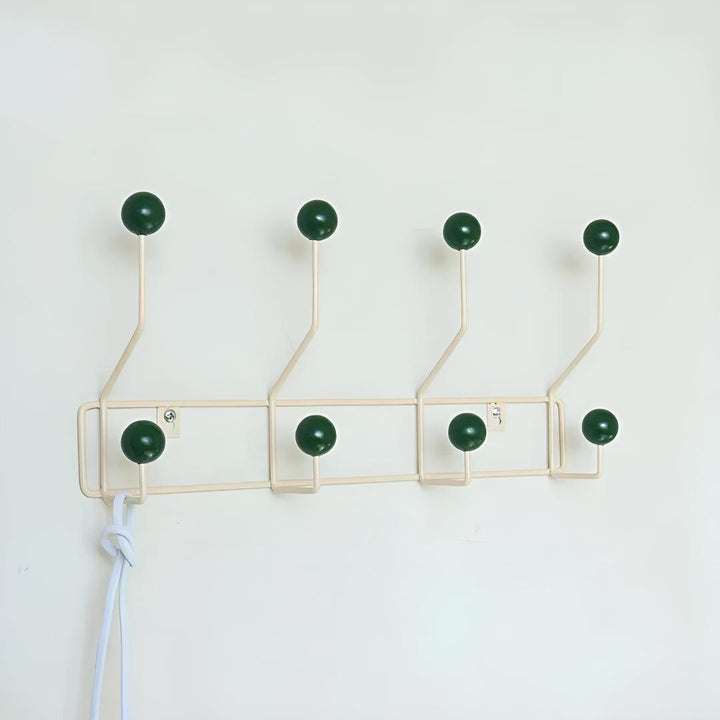 Vintage Styled Wall Mounted Coat Rack For Coats And Hats