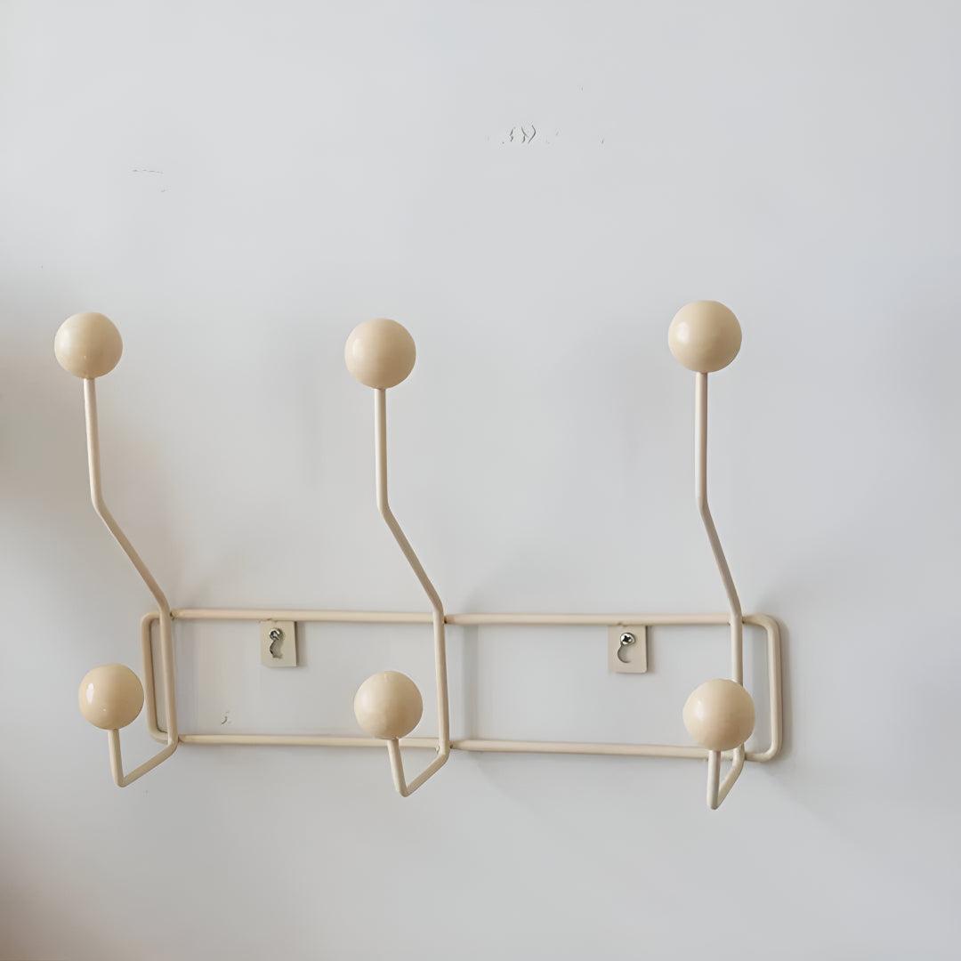 Vintage Styled Wall Mounted Coat Rack For Coats And Hats