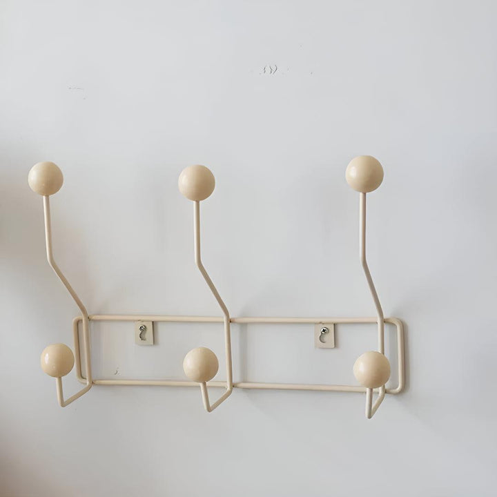 Vintage Styled Wall Mounted Coat Rack For Coats And Hats