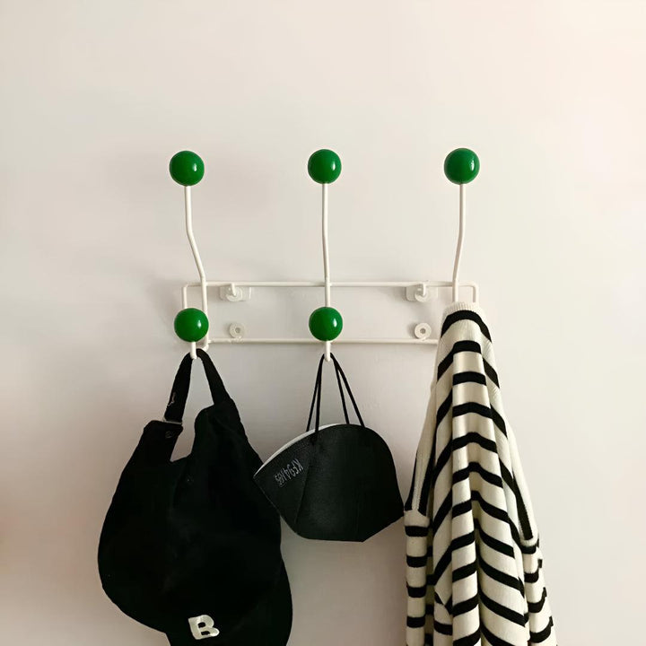Vintage Styled Wall Mounted Coat Rack For Coats And Hats