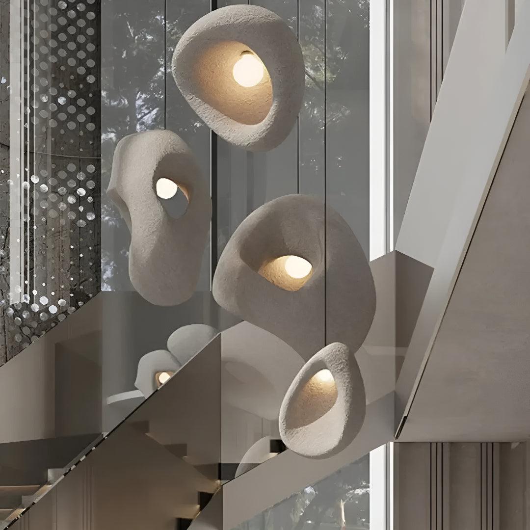 Wabi Sabi Cluster Pendant Light For Modern Interiors