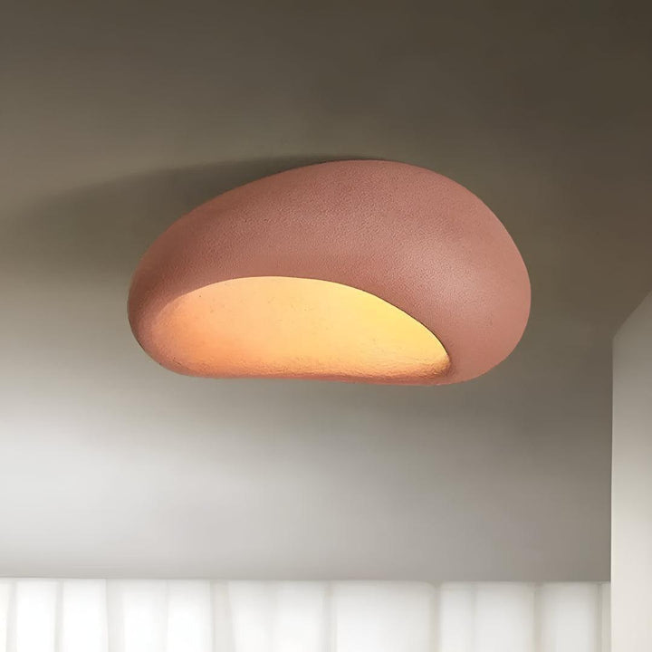 Wabi Sabi Japandi Flush Mount Ceiling Light