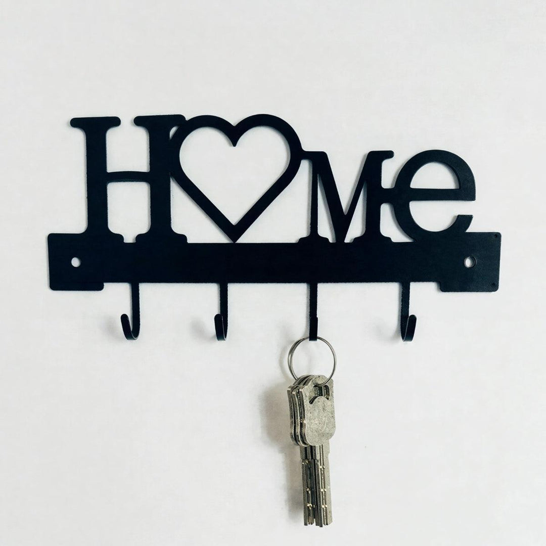 Wall Mounted Entryway Hanging Key Holder With Home Design
