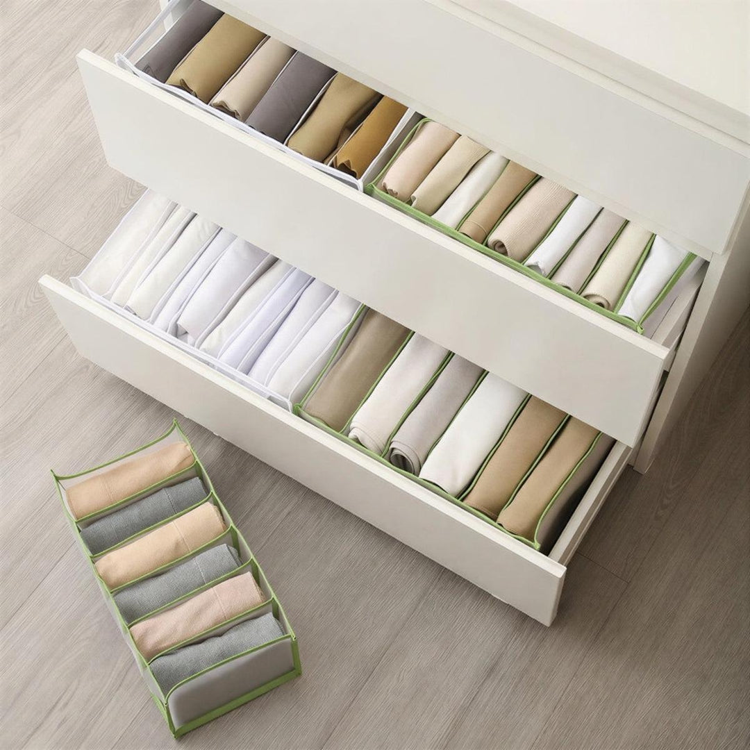 Wardrobe Storage And Drawer Organiser For Neatly Sorting Clothes
