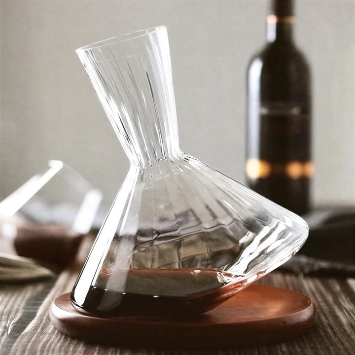 Wine Aerator Decanter Carafe With Rotating Base
