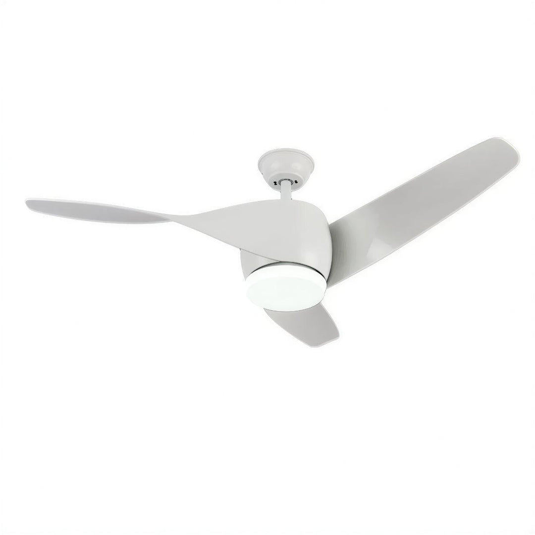 Wooden Curved Ceiling Fan Light With Remote Control And DC Motor