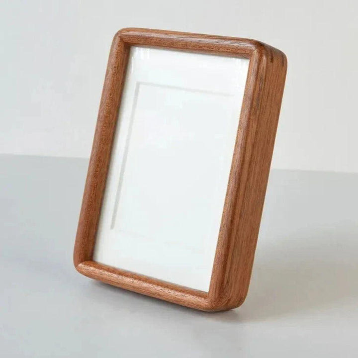 Wooden Picture Photo Frame With Rounded Corners For Table Cabinet