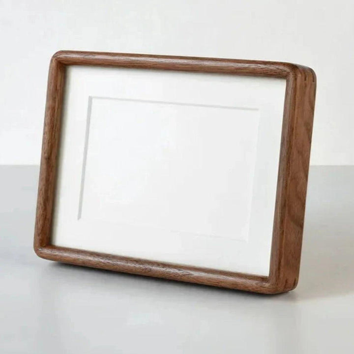 Wooden Picture Photo Frame With Rounded Corners For Table Cabinet